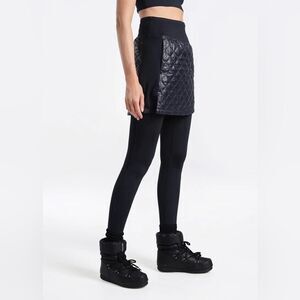 Size Small LOLE Thermal Quilted Faux Leather Skirt